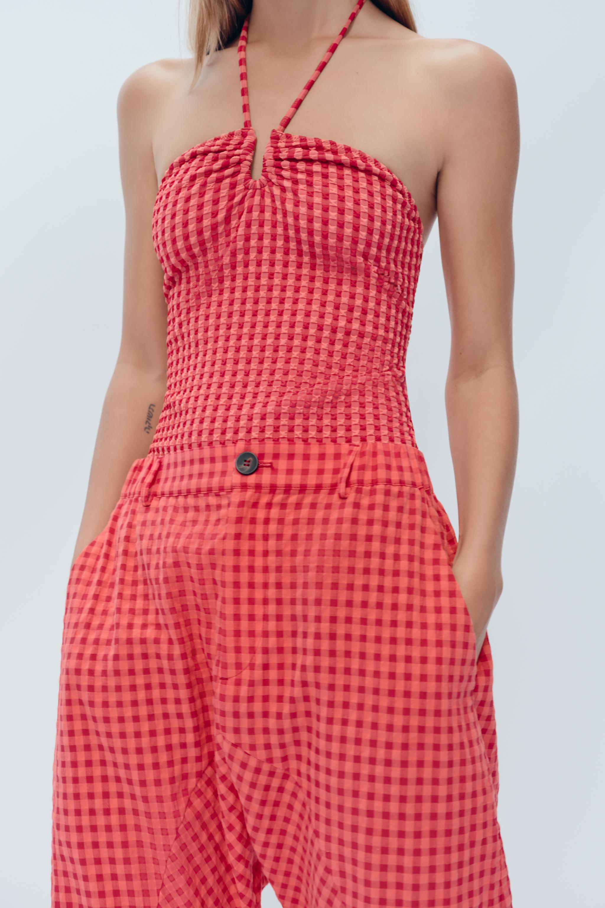 LIMITED EDITION GINGHAM CARROT FIT PANTS